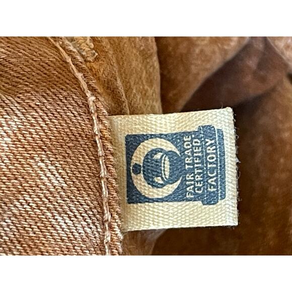 Universal Thread Midi Shorts Size 6 Denim Highest Rise Pockets Rust - Picture 7 of 10